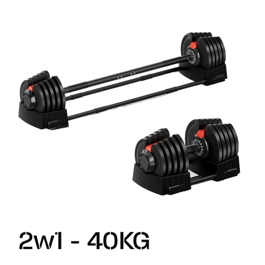 Sztanga regulowana 2w1 FIT RABBIT 40KG 